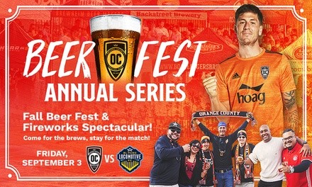 Fall Beer Fest and Fireworks Spectacular on Friday, September 3