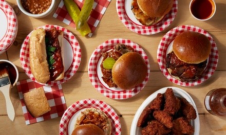 Food and Drink at Belly's Sliders & Wings (Up to 25% Off). Two Options Available.