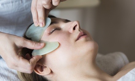 GuaSha Facial w/ Dermaplaning or Lymphatic Drainage at More Beautiful You (Up to 41% Off). 4 Options Available.