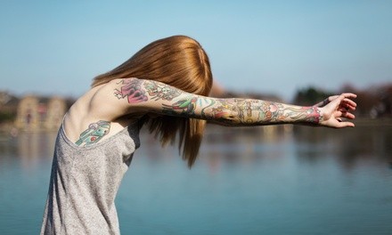 Name, Simple, Tap-Out, Palm-Size, or Quarter Sleeve Tattoo at Brizzo's Ink (Up to 30% Off). 6 Options Available.