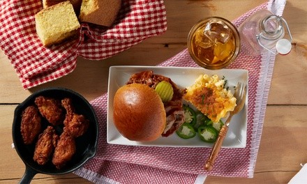 Soul Food and Drink at Soul Wingz Food Truck Park, Dine-In or Takeout (Up to 37% Off). Two Options Available.