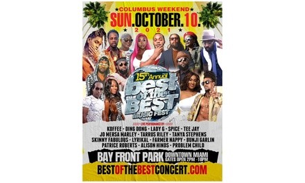 15th Annual Best of the Best Music Fest at Bayfront Park on October 10