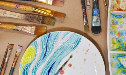 Ceramics and Optional Sun-Catchers to Paint for Two or Four People at Paintings By Channing (Up to 25% Off)