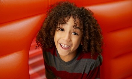 One-Hour Jump in Off-Peak or Peak Time with Socks at Jumpin Fun Inflata Park (Up to 31% Off)