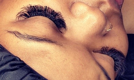 Lash Bath and Optional Full Set of Lash Extensions at One Touch Beauty Bar (Up to 48% Off). 5 Options Available.