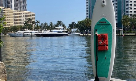 Two-Hour Stand-Up Paddleboard Rental with PADL for One or Two from PADL APP (Up to 31% Off)