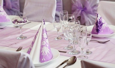 Rental of 100 or 200 Chair Covers and Sashes from Beautiful Memories Linens & Event Services, LLC (45% Off)