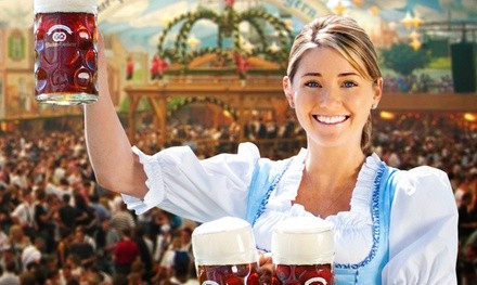 $30 for Weekend-Admission Pass with Two Schnitzels for Two to Genuine German Octoberfest  ($68 Value)