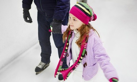 Ice Skating for One, Two, or Four Including Skate Rental at Stephen C. West Ice Arena (Up to 41% Off)