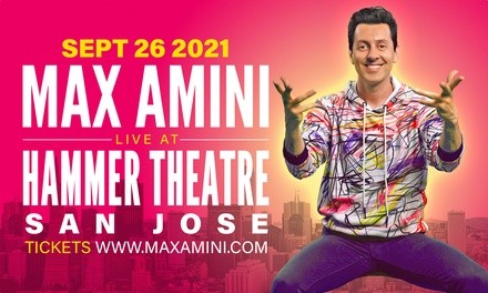 Max Amini on September 26 at 7 p.m.