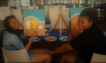 $299 for Three-Hour Mobile Paint Party for Up to 15 Guests from Constance Ivana ($500 Value)