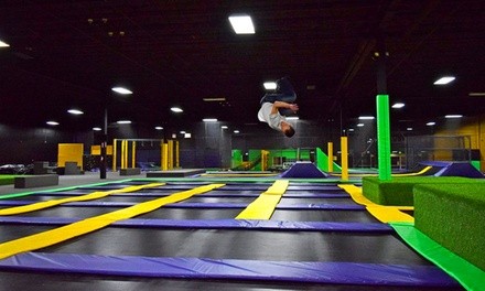 One Two- or Three-Hour Jump Pass at Get Air Trampoline Park (Up to 15% Off)