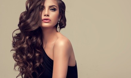 Shampoo, Conditioner, and Blow-Dry at Queens Beauty Salon & Spa (Up to 55% Off). Three Options Available.