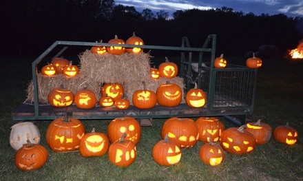 Jack-O-Lanterns and Trick-or-Treating Trail for One or Two at Green Meadows Petting Farm (Up to 25% Off)