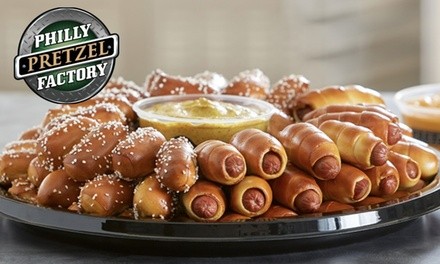 Pretzels and Trays at Philly Pretzel Factory (Up to 50% off). Three Options Available.