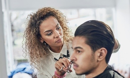 Up to 50% Off on Salon - Men's Haircut / Barber at Upstairs Salon Hair and Body