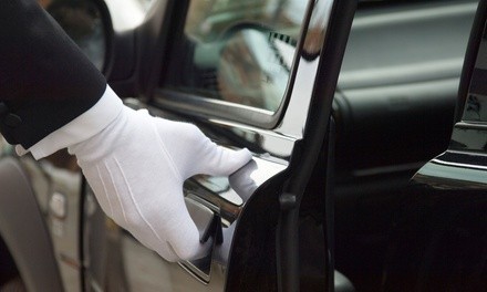 Up to 57% Off on Black Car / Limo / Chauffeur (Transportation) at IV Your Service