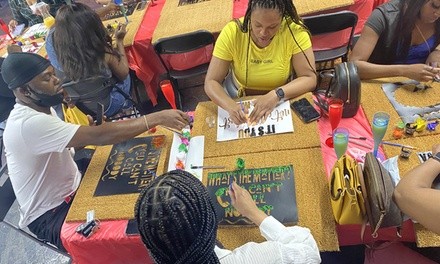 Up to 29% Off on Painting Party at Hand-Crafted Mats Paint & Sip Studio