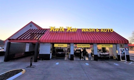 $60 for Full-Synthetic Oil Change and Auto Center Wash at Kwik Kar Wash & Auto ($79.99 Value)