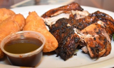 Jamaican Food at Island In The Pines (Up to 52% Off). Two Options Available.