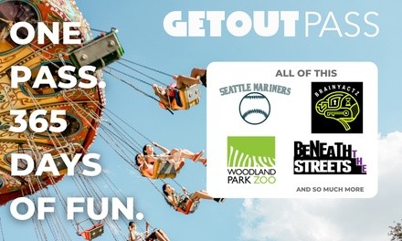 $59.97 for 12-Month Washington GetOutPass ($99.95 Value)