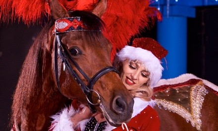 The Dancing Horses Holiday Show on Saturday Nights at 7 p.m. Only (November 13 –January 15, 2022)