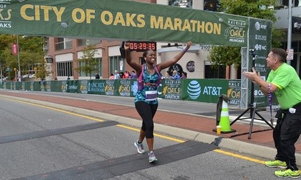 5K, 10K, Half-Marathon, or Marathon Registration on November 7 at City of Oaks Marathon (Up to 17% Off)