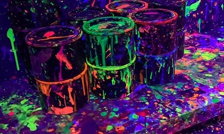 $86 for Crazy Paint Splatter Experience for Up to Four People at Master Crafter DIY ($108 Value)