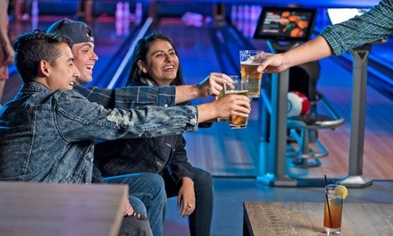 Two Games of Bowling for One, Two, Four, or Six with Shoes and Drinks at Scorz Sports Center (Up to 45% Off)