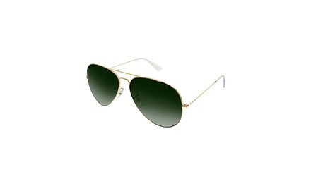 Ray-Ban Men's Gradient Aviator RB3026-L2846-62 Gold Sunglass