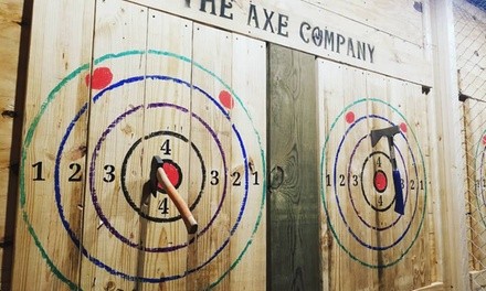 90-Minute Axe Throwing Session for Four, Six, or Up to Twelve at The Axe Company (Up to 52% Off)