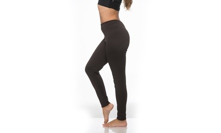 Women's Fur-Lined Leggings (Size XL)