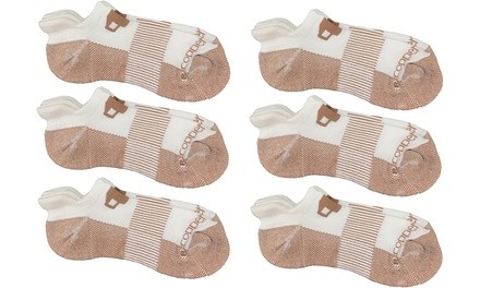 Copper Aid Copper-Infused Ankle Socks (6 Pairs)