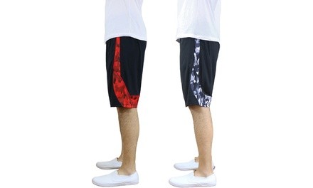 Men's Moisture-Wicking Mesh Lounge Shorts (2-Pack) (Size M)