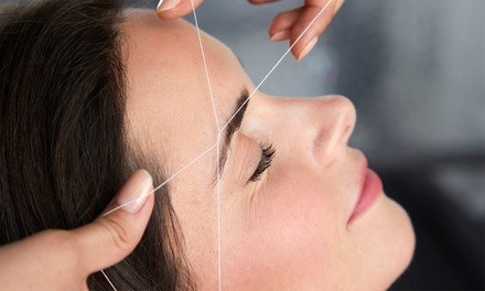 2 or 4 Four Eyebrow- or 1 Full-Face Threading Session at Universal Threading Salon and Spa (Up to 52% Off)