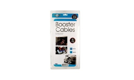 8Ft. No-Tangle Auto Booster Jumper Cables