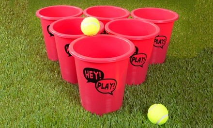 Bucket Ball Giant Beer Pong Outdoor Game Set