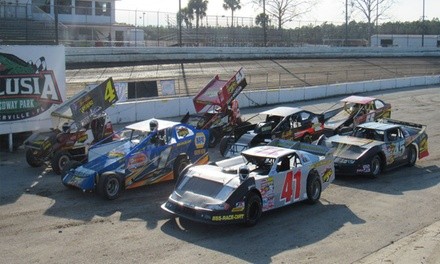 5- or 10-Lap Clinton County Speedway Dirt Racing Experience (Up to 50% Off). Four Options Available.