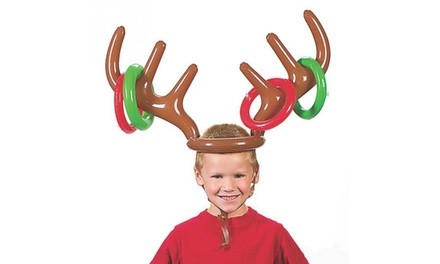 Inflatable Reindeer Ring Toss