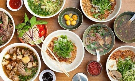 Food and Drink at Pho Banh Mi Cafe, Takeout and Dine-In (When Available) (Up to 30% Off). Two Options Available.