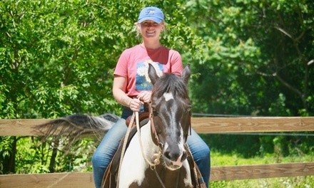 One- or Two-Hour Trail Ride for One or Two People at Cornerstone Ranch (Up to 50% Off). Eight Options Available.