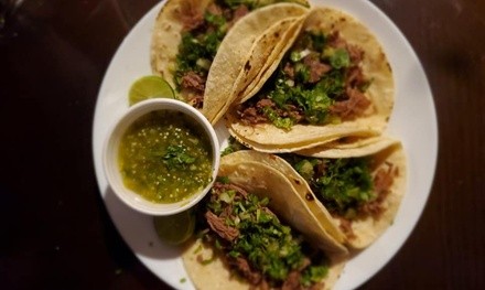 $5.60 for $10 Toward Food and Drink for Carryout at Tacos El Bajio Food Truck