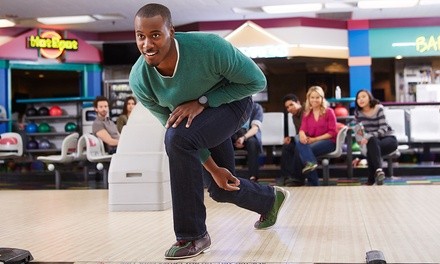 Open Bowling for Up to Four or Family Time Package at Rainbow Lanes (Up to 52% Off). Two Options Available.