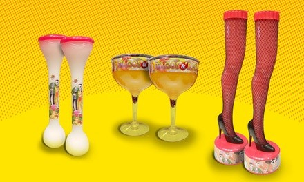 One or Two 44oz Frozen Margaritas in a Souvenir Yard, Margarita Cup, or Leg Cup at Tacos N' Ritas (Up to 60% Off)