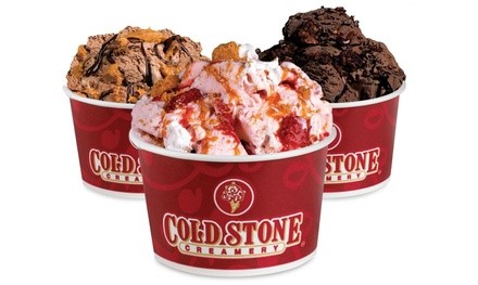$6 for $10 Toward Ice Cream, Shakes, Caramel Apples & More at Cold Stone Creamery ($10 Value)