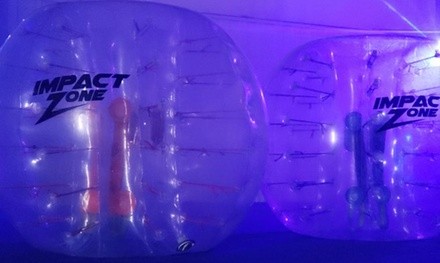 Bubble Soccer for 10 or 20 with Indoor Facility Rental at Natural Impact (Up to 35% Off). 3 options Available.