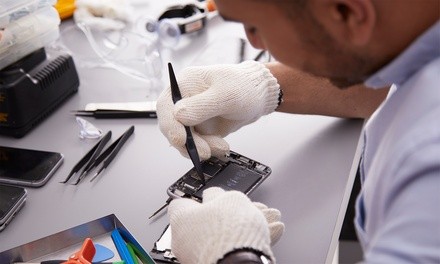 iPhone or iPad Screen or Glass Repair at Phone Clinic Repair Center (Up to 57% Off). Four Options Available.