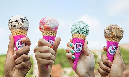 $7 for $10 Toward Ice Cream at Baskin Robbins, Takeout & Dine-In if Available