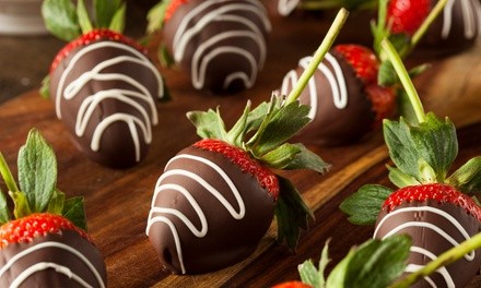 Dozen Chocolate-Covered Strawberries or $10 for $20 Towards Fruit Bouquet at Decofruit