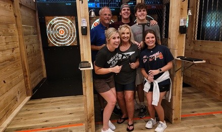 30-Minute Axe-Throwing Session for One, Two, or Four at Alpine Axe House (Up to 27% Off)